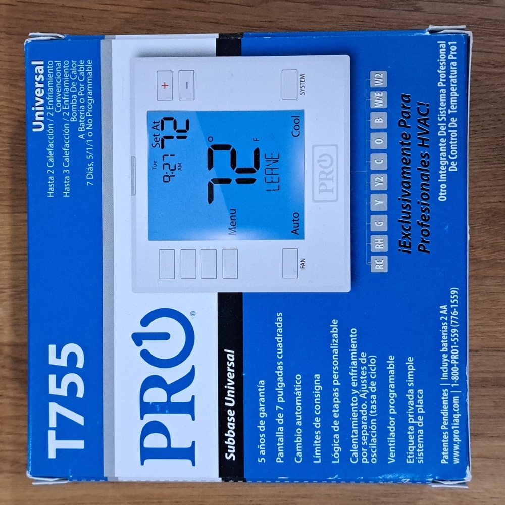 Pro1iaq T755 professional thermostat *NEW*